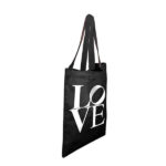 Love Black Tote Bags - Image 2