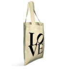 Love Cream Tote Bags - Image 2