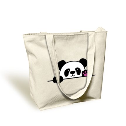 Panda-Canvas-Zipper-Hand-Bag