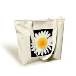Sunflower-Canvas-Zipper-Hand-Bag