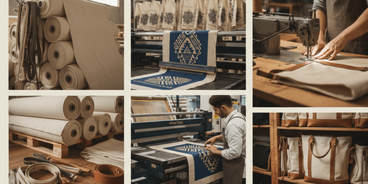 Behind the Scenes: How Our Canvas Bags Are Made (Materials, Printing & Craftsmanship)