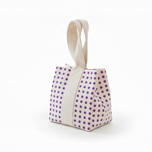Gift Bag Purple dots (1)