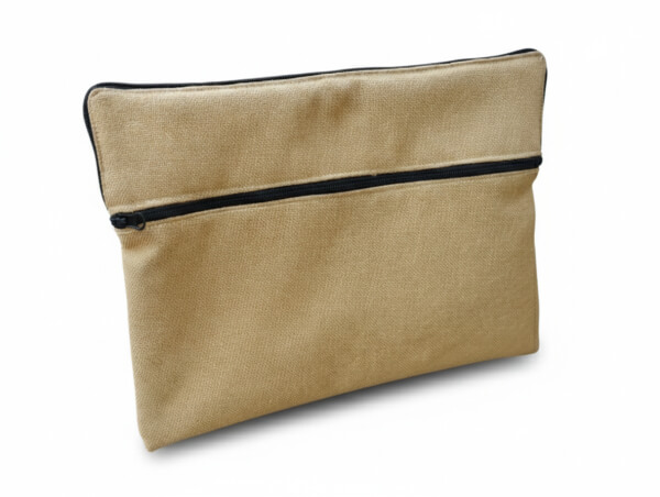 Jute main brown pic Jute Brown Laptop Sleeve
